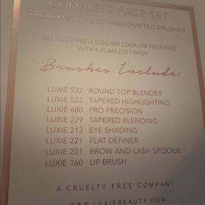 Luxie brush set